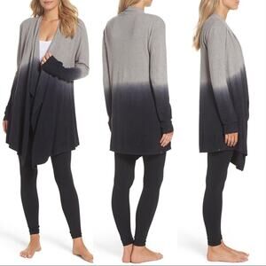 Black Barefoot Dreams Cozychic Lite Calypso Wrap Cardigan size S/M